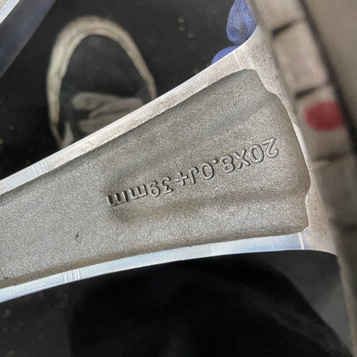 20" MKT 10 20x8 aluminum TPMS 10 flat spoke polished Original OEM Wheel Rim