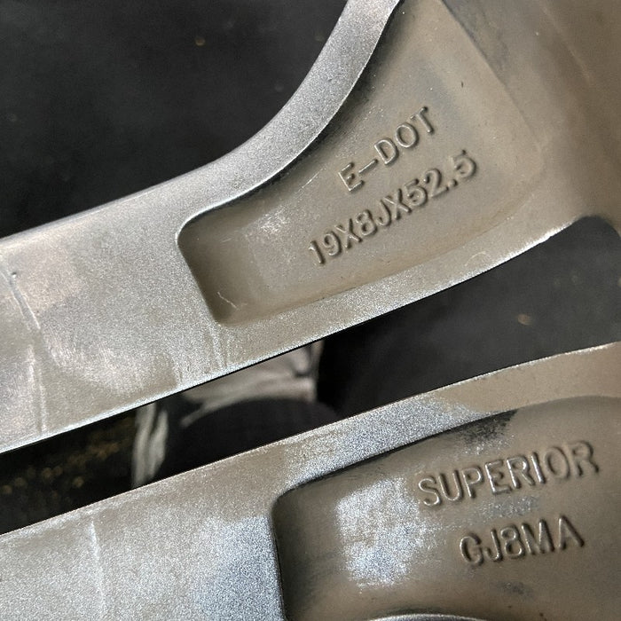 19" EDGE 15-17 19x8 aluminum TPMS 10 spoke 5 split spoke Original OEM Wheel Rim