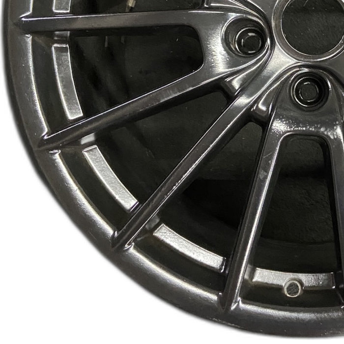 20" PORSCHE PANAMERA 10-13 alloy 20x11.5 15 spoke black finish Original OEM Wheel Rim