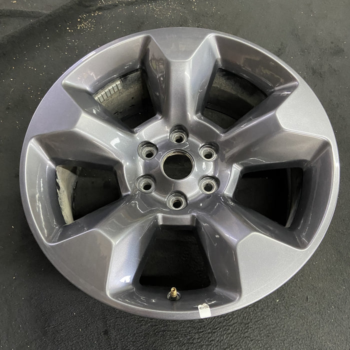 20" DODGE 1500 PICKUP 20-21 , 20x9, , 5 spoke, opt WRW Original OEM Wheel Rim - Side Profile