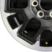 17" TACOMA 24 17x7.5 black TRD Off-package Original OEM Wheel Rim - Back View