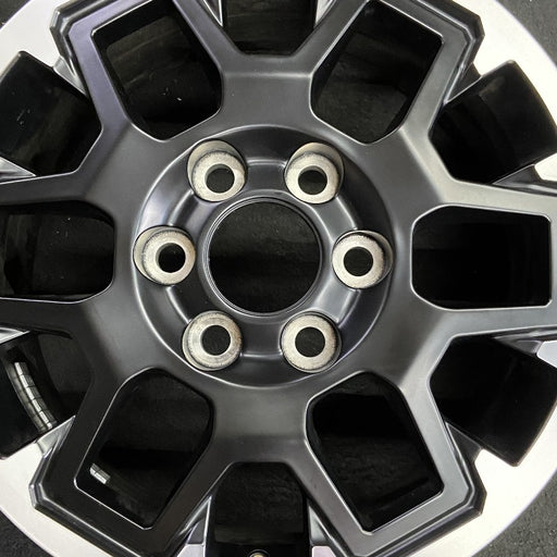 17" TACOMA 24 17x7.5 black TRD Off-package Original OEM Wheel Rim - Angle View