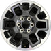 17" TACOMA 24 17x7.5 black TRD Off-package Original OEM Wheel Rim - Front View