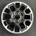 17" TACOMA 24 17x7.5 black TRD Off-package Original OEM Wheel Rim - Front View