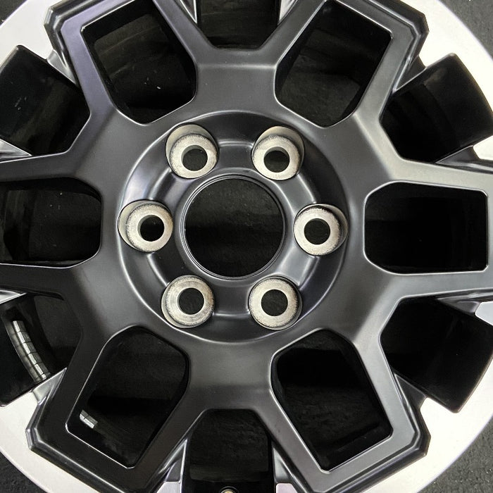 17" TACOMA 24 17x7.5 black TRD Off-package Original OEM Wheel Rim - Angle View