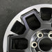17" TACOMA 24 17x7.5 black TRD Off-package Original OEM Wheel Rim - Side Profile