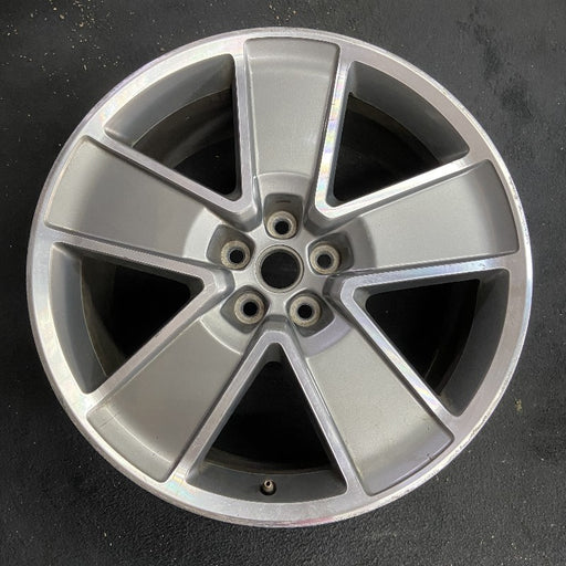 21" CAMARO 13-14 21x9.5 rear 5 single spoke gray Original OEM Wheel Rim - Front View