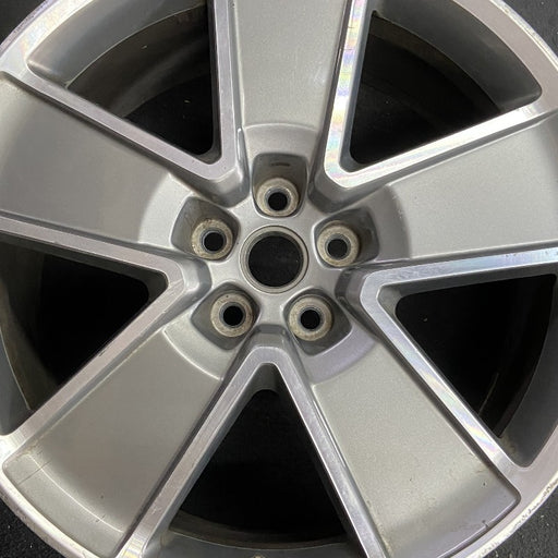 21" CAMARO 13-14 21x9.5 rear 5 single spoke gray Original OEM Wheel Rim - Angle View