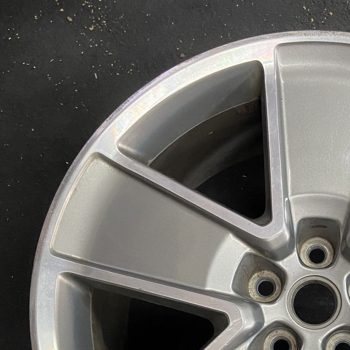21" CAMARO 13-14 21x9.5 rear 5 single spoke gray Original OEM Wheel Rim - Side Profile