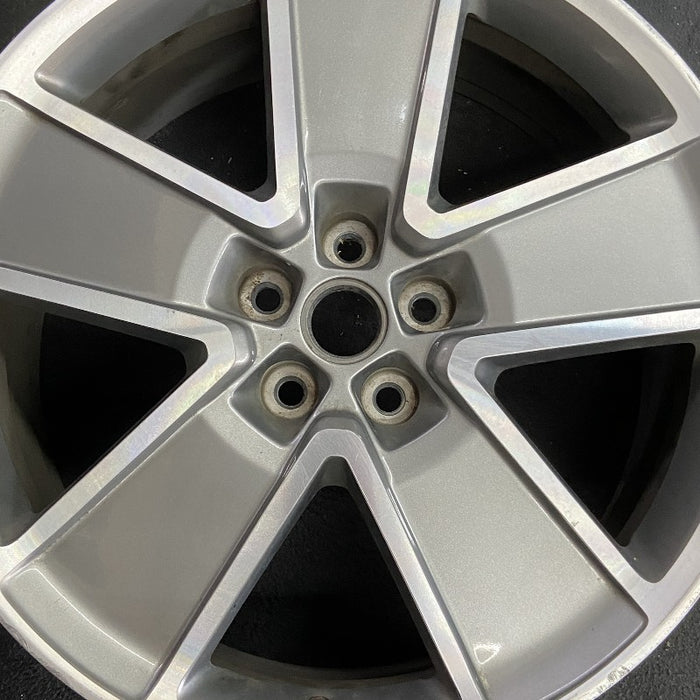 21" CAMARO 13-14 21x8.5 frt 5 single spoke gray Original OEM Wheel Rim - Angle View