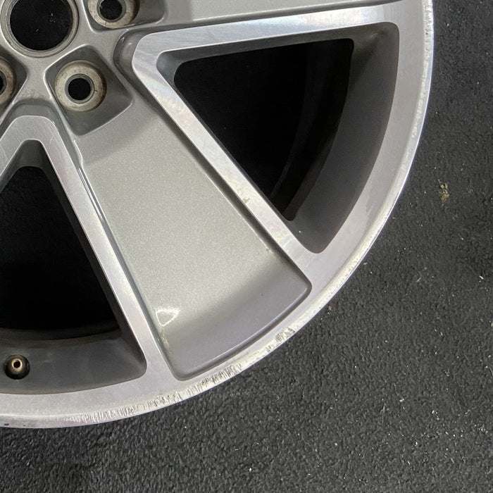 21" CAMARO 13-14 21x8.5 frt 5 single spoke gray Original OEM Wheel Rim - Back View