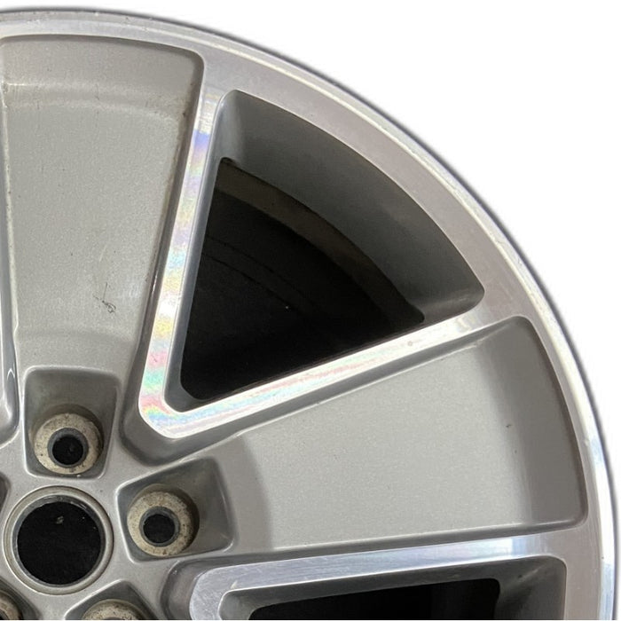 21" CAMARO 13-14 21x8.5 frt 5 single spoke gray Original OEM Wheel Rim - Side Profile