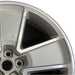 21" CAMARO 13-14 21x8.5 frt 5 single spoke gray Original OEM Wheel Rim - Side Profile