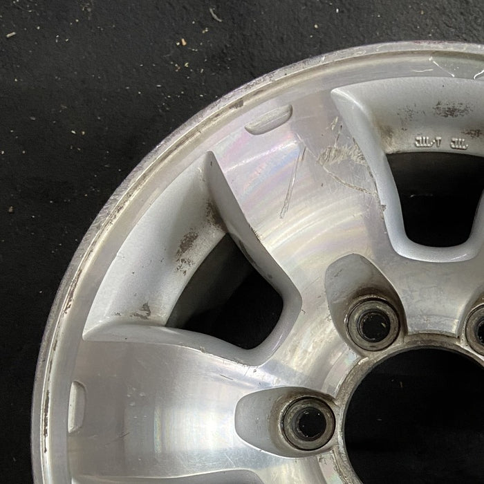 15" PATHFINDER 96 15x7 alloy SE Original OEM Wheel Rim - Side Profile