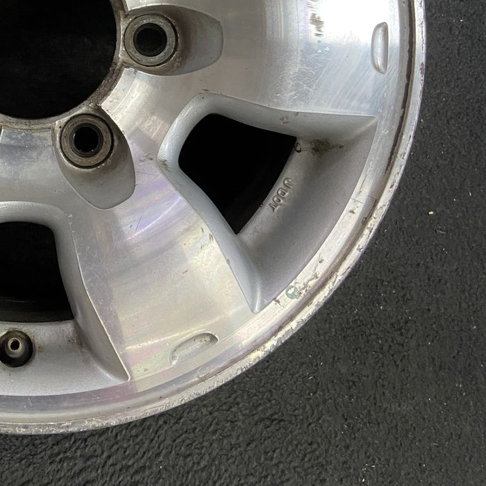 15" PATHFINDER 96 15x7 alloy SE Original OEM Wheel Rim - Back View