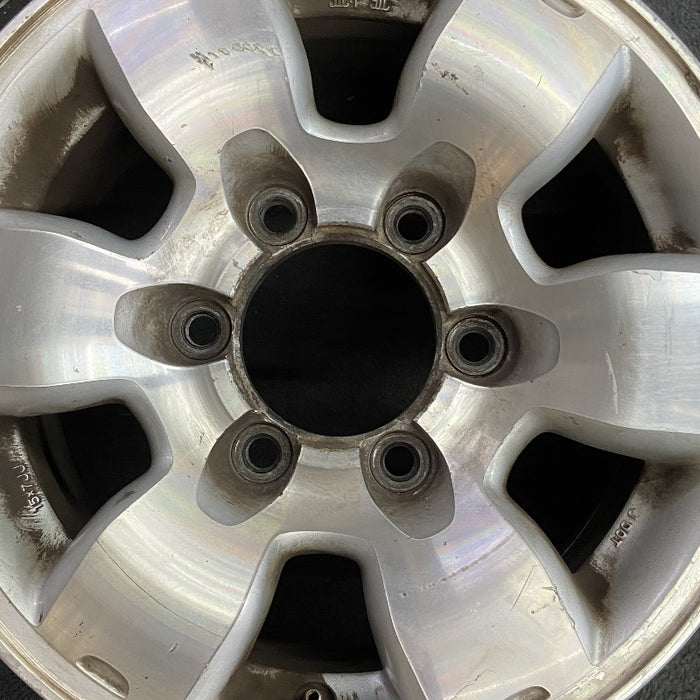 15" PATHFINDER 96 15x7 alloy SE Original OEM Wheel Rim - Angle View
