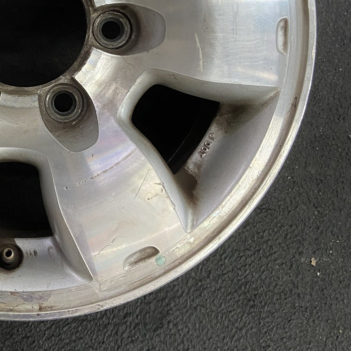 15" PATHFINDER 96 15x7 alloy SE Original OEM Wheel Rim - Back View