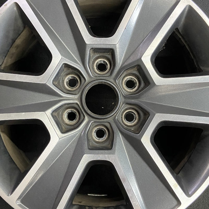 18" FORD F150 PICKUP 15-16 18x7.5 aluminum 6 spoke machined face with spoke pockets Original OEM Wheel Rim