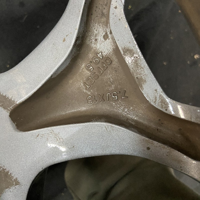 18" TELLURIDE 20-22 18x7.5 alloy 5 spoke Y spoke machined finish Original OEM Wheel Rim