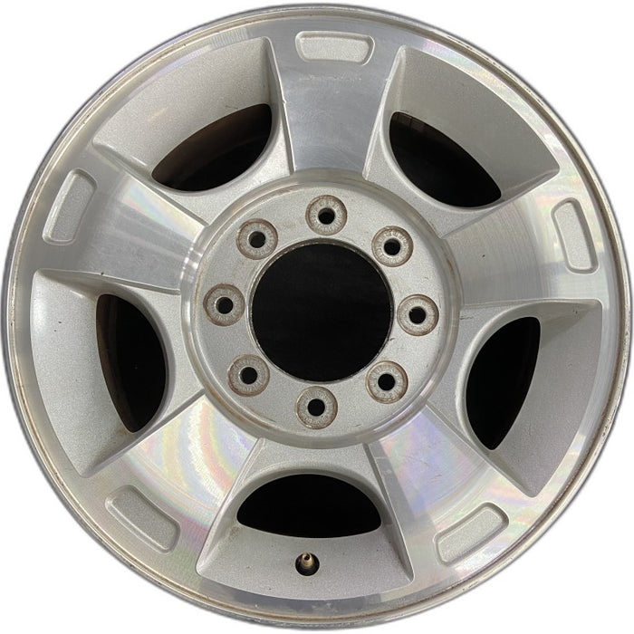 18" FORD F250SD PICKUP 09-10 18x8 SRW TPMS 5 spoke aluminum cast indented spoke ends Original OEM Wheel Rim