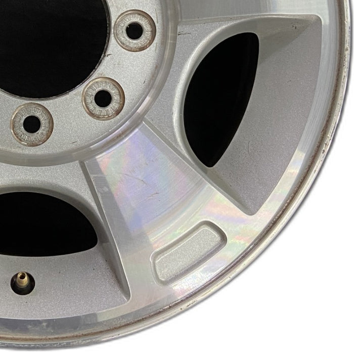 18" FORD F250SD PICKUP 09-10 18x8 SRW TPMS 5 spoke aluminum cast indented spoke ends Original OEM Wheel Rim