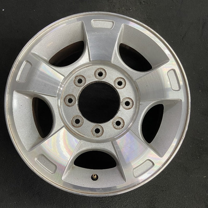 18" FORD F250SD PICKUP 09-10 18x8 SRW TPMS 5 spoke aluminum cast indented spoke ends Original OEM Wheel Rim