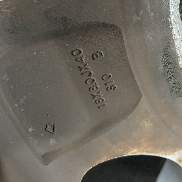 18" FORD F250SD PICKUP 09-10 18x8 SRW TPMS 5 spoke aluminum cast indented spoke ends Original OEM Wheel Rim