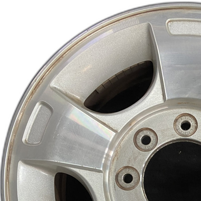 18" FORD F250SD PICKUP 09-10 18x8 SRW TPMS 5 spoke aluminum cast indented spoke ends Original OEM Wheel Rim