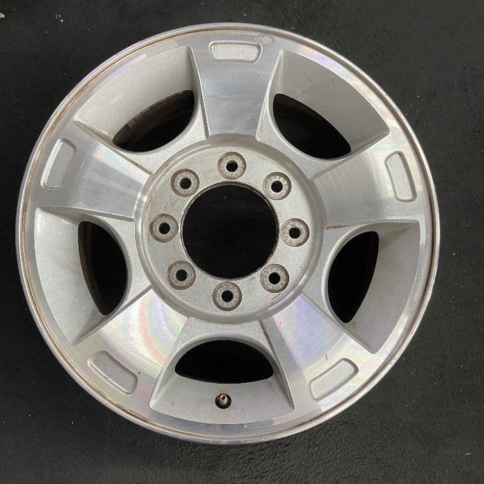 18" FORD F250SD PICKUP 09-10 18x8 SRW TPMS 5 spoke aluminum cast indented spoke ends Original OEM Wheel Rim