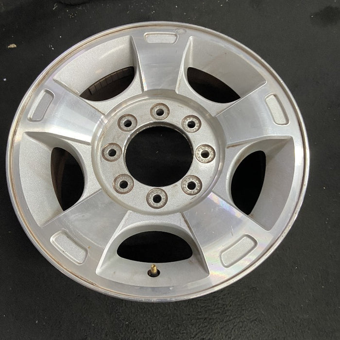 18" FORD F250SD PICKUP 09-10 18x8 SRW TPMS 5 spoke aluminum cast indented spoke ends Original OEM Wheel Rim