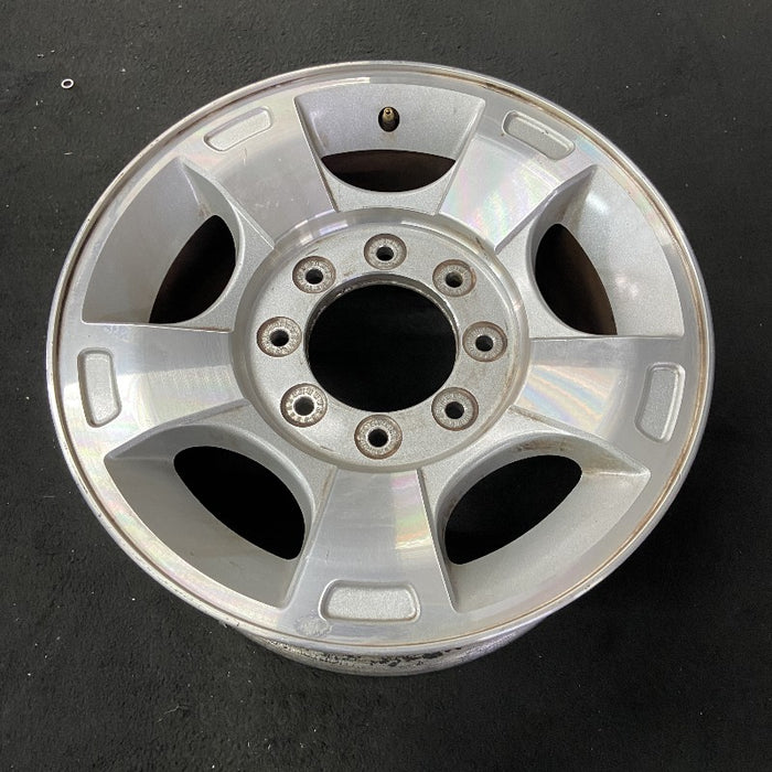 18" FORD F250SD PICKUP 09-10 18x8 SRW TPMS 5 spoke aluminum cast indented spoke ends Original OEM Wheel Rim