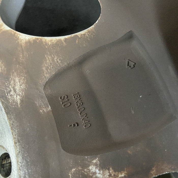 18" FORD F250SD PICKUP 09-10 18x8 SRW TPMS 5 spoke aluminum cast indented spoke ends Original OEM Wheel Rim