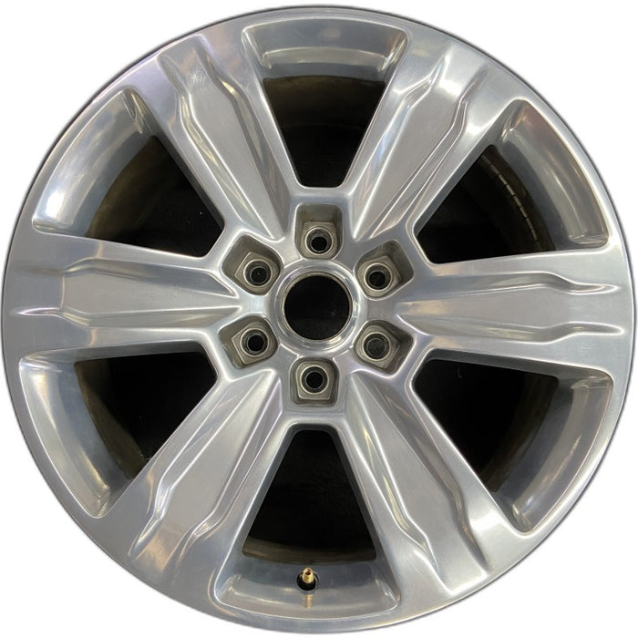 20" FORD F150 PICKUP 15-20 20x8.5 6 spoke polished indented spokes Original OEM Wheel Rim