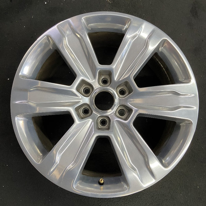 20" FORD F150 PICKUP 15-20 20x8.5 6 spoke polished indented spokes Original OEM Wheel Rim