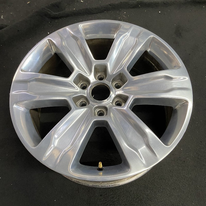 20" FORD F150 PICKUP 15-20 20x8.5 6 spoke polished indented spokes Original OEM Wheel Rim