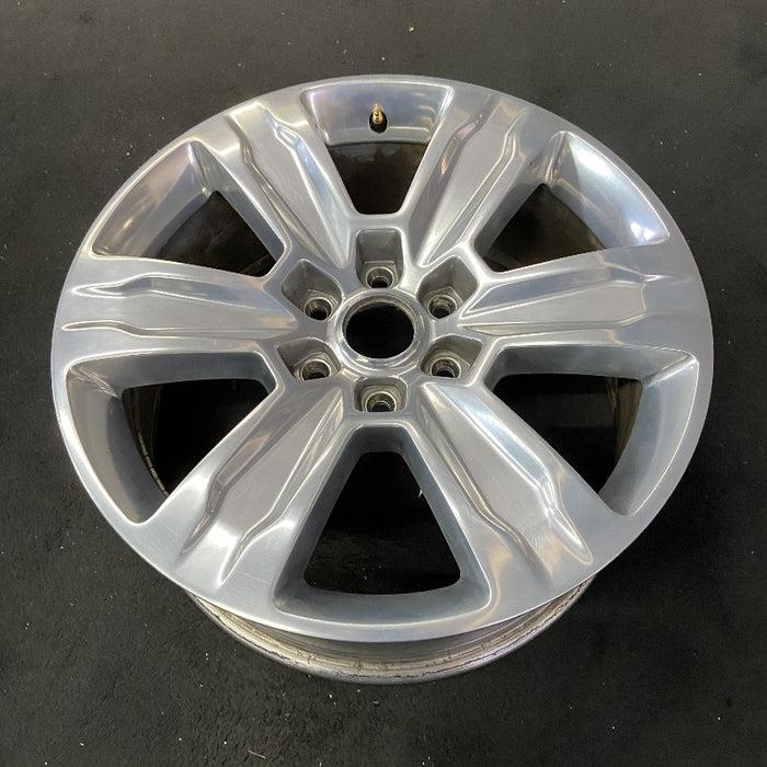 20" FORD F150 PICKUP 15-20 20x8.5 6 spoke polished indented spokes Original OEM Wheel Rim
