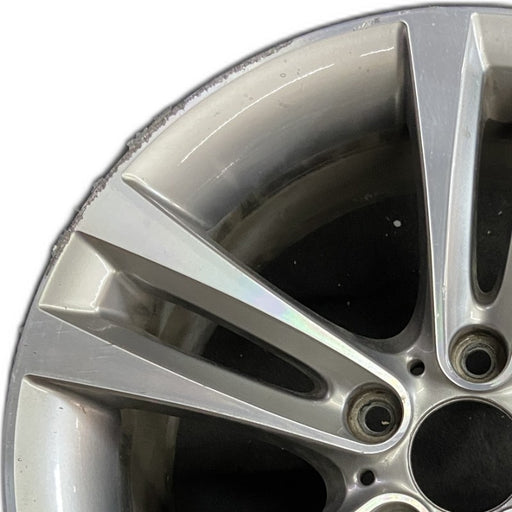 18" BMW 320i 16-17 18x8.5 rear 5 spoke double spoke flared spoke Original OEM - Angle View