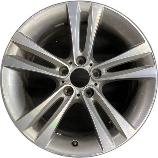 18" BMW 430i 20 18x8 5 spoke double spoke flared spoke Original OEM Wheel Rim - Front View