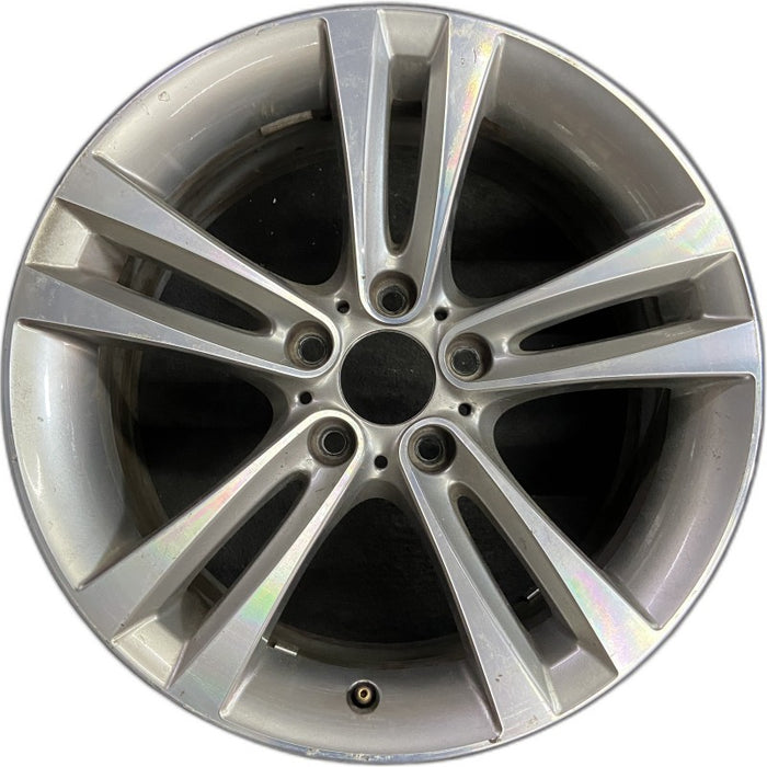 18" BMW 430i 20 18x8 5 spoke double spoke flared spoke Original OEM Wheel Rim - Front View