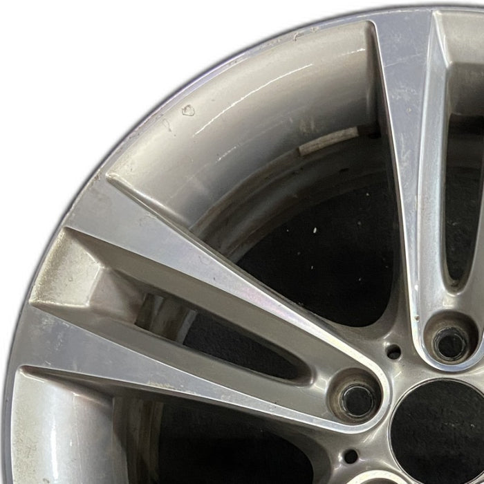 18" BMW 430i 20 18x8 5 spoke double spoke flared spoke Original OEM Wheel Rim - Angle View