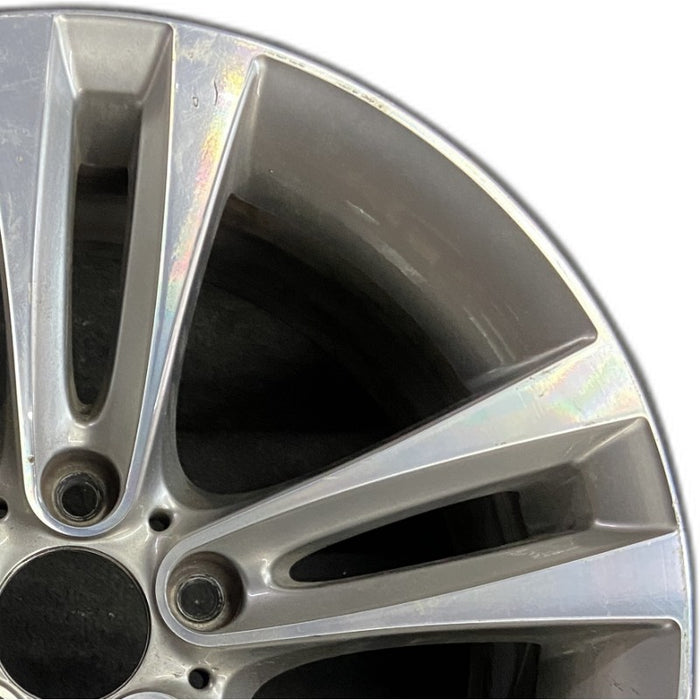18" BMW 430i 20 18x8 5 spoke double spoke flared spoke Original OEM Wheel Rim - Side Profile