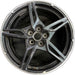 19" CORVETTE 20-22 frt 19x8.5 5 spoke black opt Q8Q Original OEM Wheel Rim - Front View