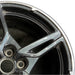 19" CORVETTE 20-22 frt 19x8.5 5 spoke black opt Q8Q Original OEM Wheel Rim - Side Profile