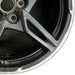 19" CORVETTE 20-22 frt 19x8.5 5 spoke black opt Q8Q Original OEM Wheel Rim - Close-Up Detail