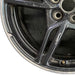 19" CORVETTE 20-22 frt 19x8.5 5 spoke black opt Q8Q Original OEM Wheel Rim - Back View