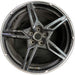20" CORVETTE 20-22 rear 20x11 5 spoke black opt Q8Q Original OEM Wheel Rim - Front View