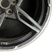 20" CORVETTE 20-22 rear 20x11 5 spoke black opt Q8Q Original OEM Wheel Rim - Close-Up Detail