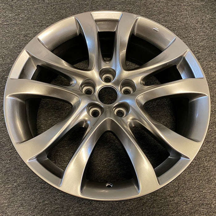 19" MAZDA 6 16 19x7.5 alloy TPMS 10 spoke dark silver Original OEM Wheel Rim