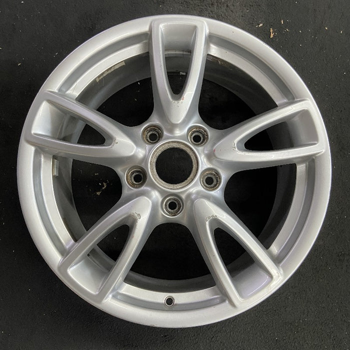 18" PORSCHE 911 09-11 18x8 frt Original OEM Wheel Rim - Front View