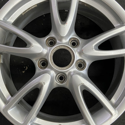 18" PORSCHE 911 09-11 18x8 frt Original OEM Wheel Rim - Angle View
